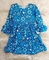 Blue Star Holiday Pearl Dress