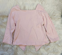 Dusty Pink Bow Front Top