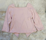 Dusty Pink Bow Front Top