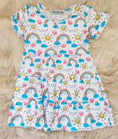 Rainbows and Sunshine Tiered Dress