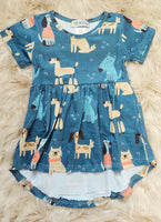 Puppy Pals High Low Short Sleeve Tunic