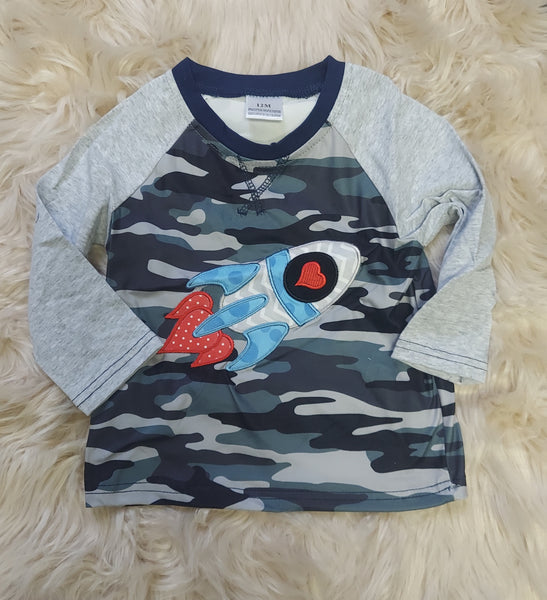 Camo Rocket of Love Tee