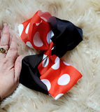 Red or Pink Polkadot Texas Sized Hairbows