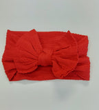 Cable Knit Bow Headband