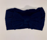 Cable Knit Bow Headband