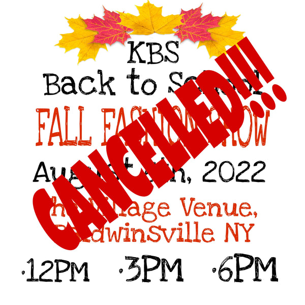 KBS Back to School FALL FASHION SHOW August 6th, 2022 - 12PM Show