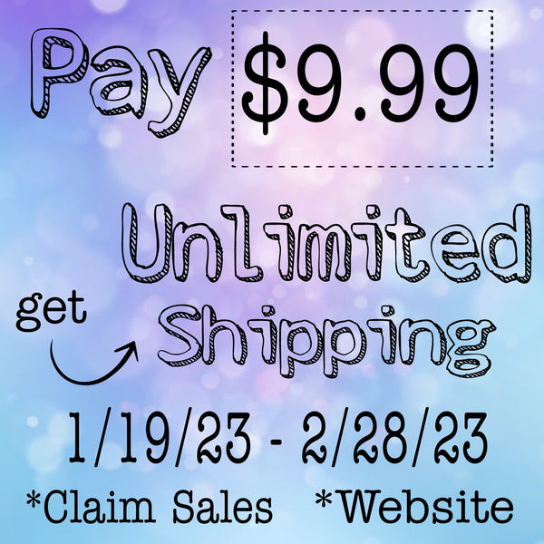 $9.99 Shipping Subscription for one month