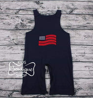 Boys Infant Flag Rompers