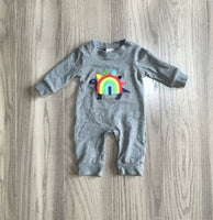 Rainbow Dino Family Collection - Baby Romper