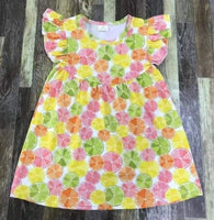 Slices of Fruit Short Sleeve Pearl Dress