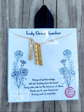 Truly Great Teacher Pendant