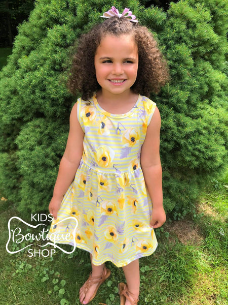 Yellow Ivy Grace Sleeveless Sundress