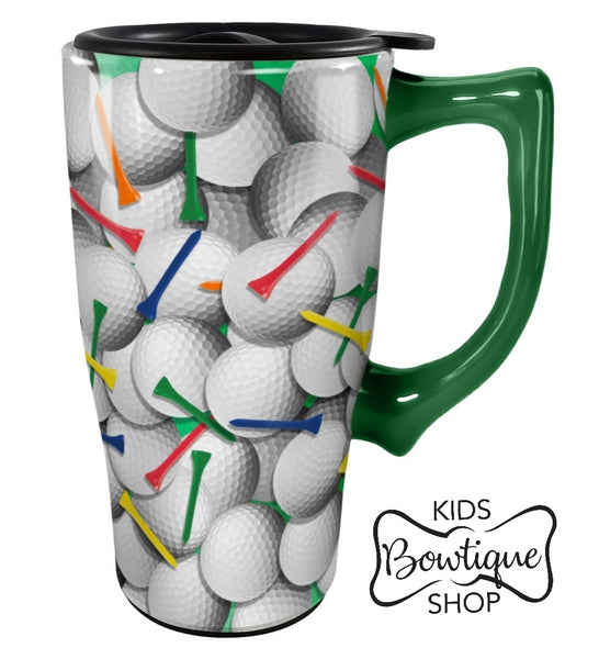 Golfballs Travel Mug