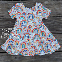 Catch the Rainbow Twirl Dress - Size 12 Months Left!