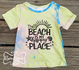 Beach is my Happy Place Tie Dye Tee