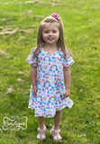 Rainbows and Sunshine Tiered Dress