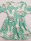 Bunny with Glasses Pearl Dress
